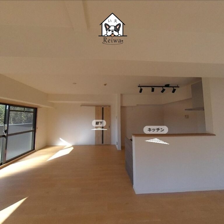 リバーサイドにしのだい 5Fの360°パノラマビュー